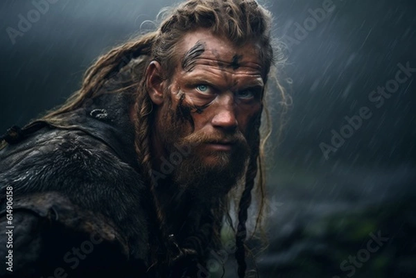 Obraz AI generated viking warrior