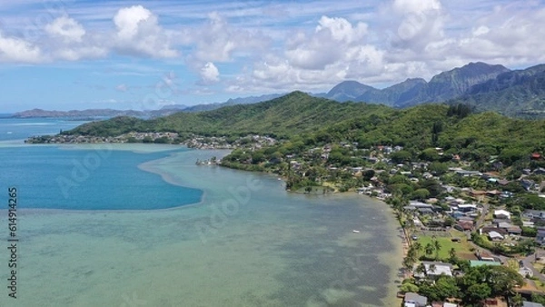 Fototapeta Kualoa Regional Park in Hawaii