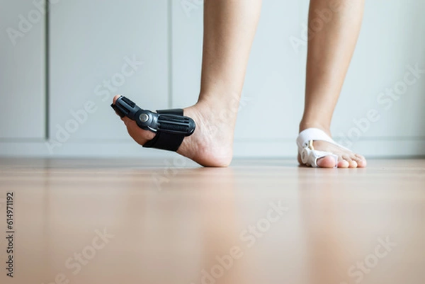 Obraz Orthopedic toe straighteners for women big toes,Inner silicone pad and anti-slip heel strap