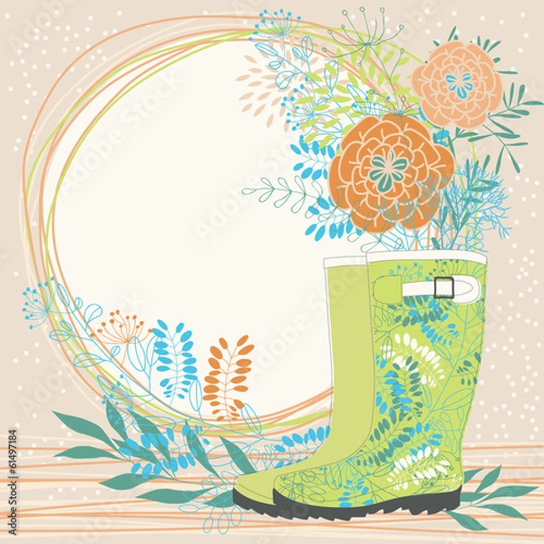 Obraz Bunch in Rubber Boots