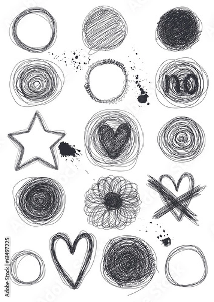 Obraz Hand-Drawn Circles