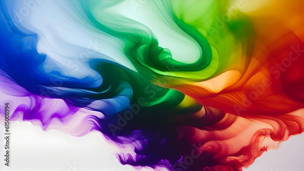 Obraz abstract colorful background with waves