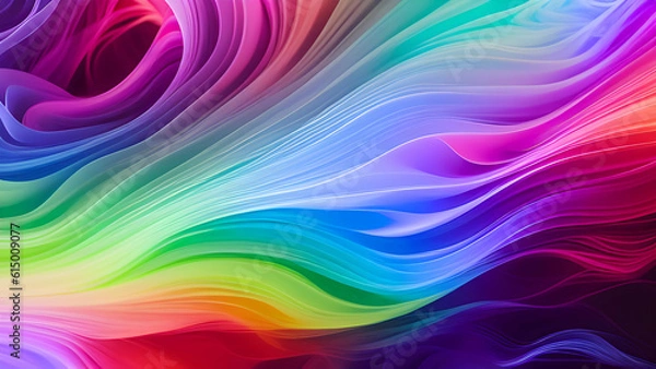 Obraz abstract colorful background with waves