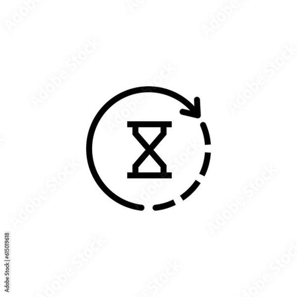 Obraz pending icon vector design templates