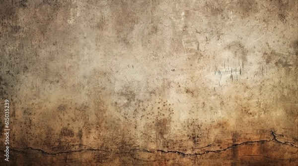 Fototapeta old concrete rusty wall. Generative Ai. 