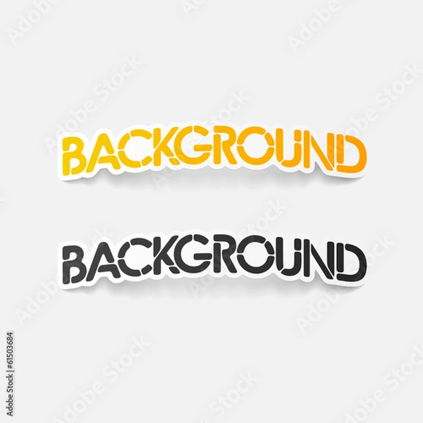 Fototapeta realistic design element: background