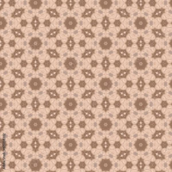 Fototapeta Vibrant and Symmetrical Digital Abstract Kaleidoscope Art with Intricate Geometric Patterns, Fractal Elements, and Psychedelic Colors, Perfect for Contemporary Design Projects, Modern Wallpaper