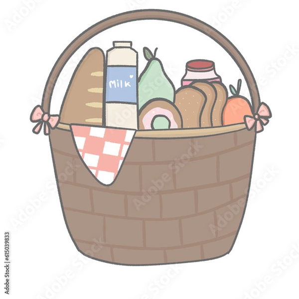 Obraz food basket