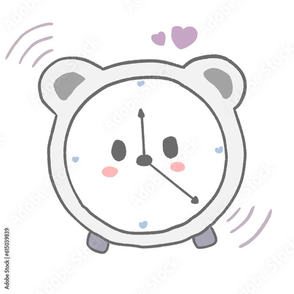 Obraz bear alarm clock