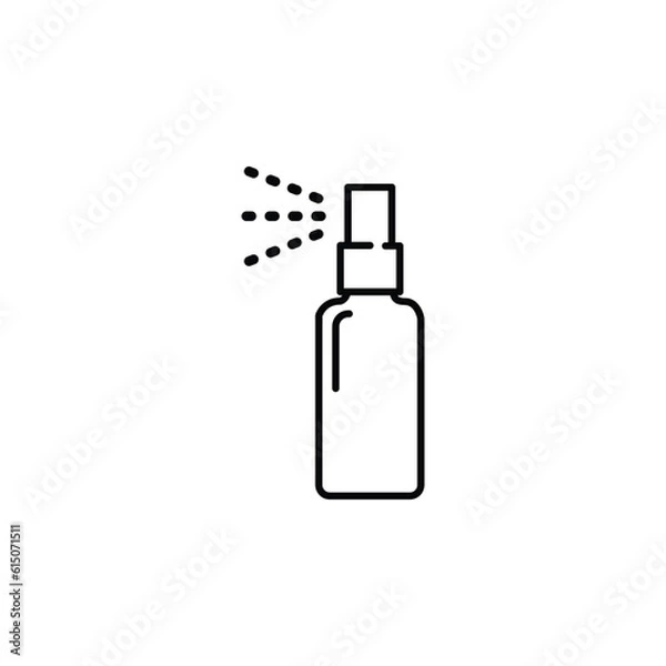 Obraz bottle spray icon vector