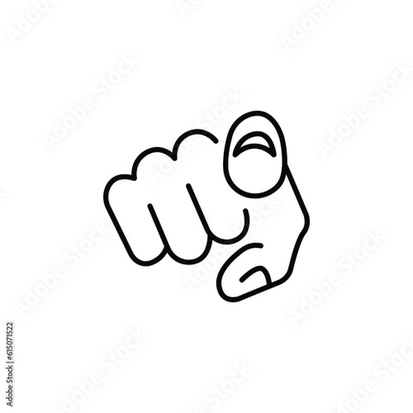 Obraz hand pointing finger