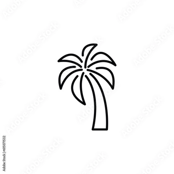 Obraz palm tree icon