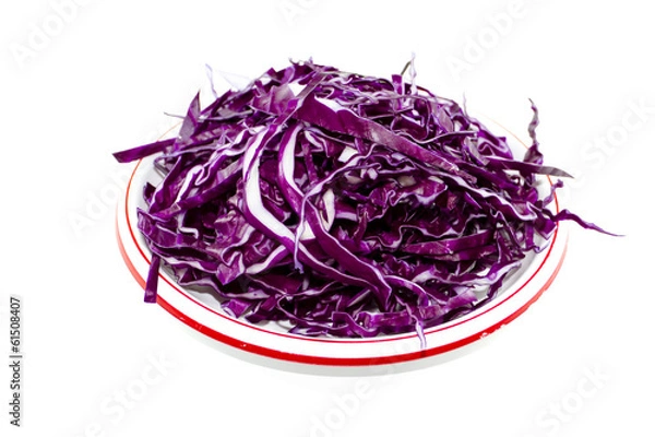 Obraz Frisch Geschnittener Rotkohl