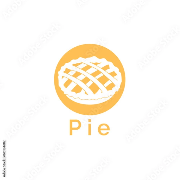 Obraz pie logo design vector templet,