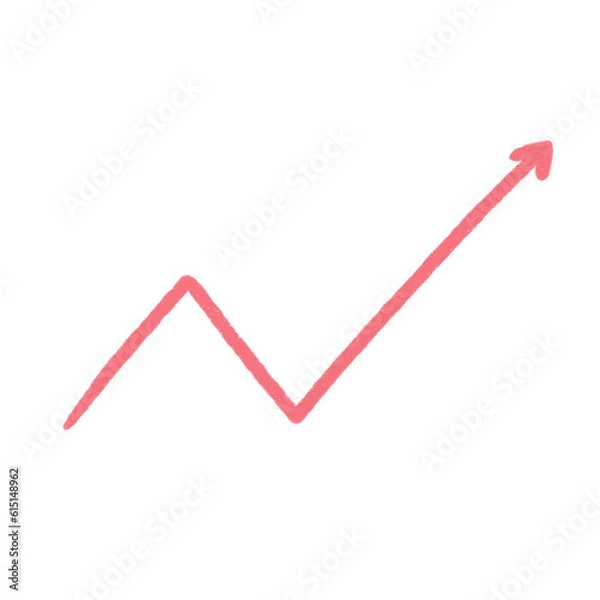 Fototapeta Arrow hand draw