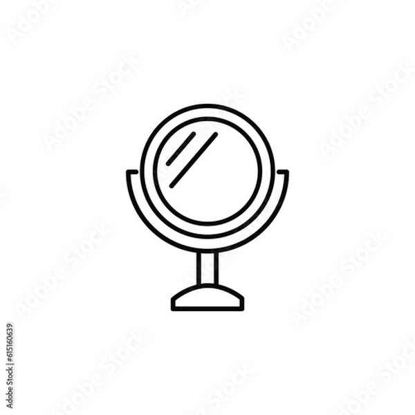 Obraz mirror icon vector
