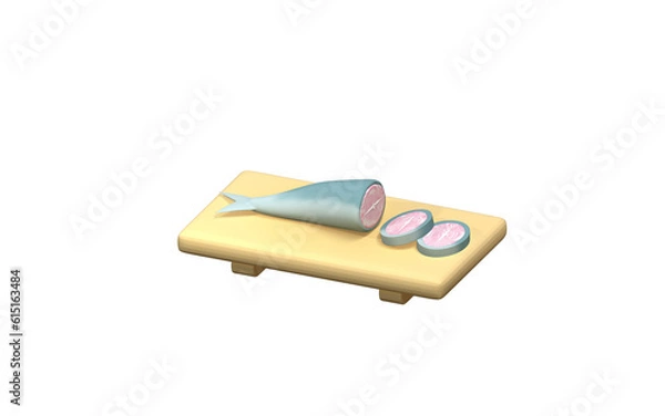 Obraz cake isolated on white