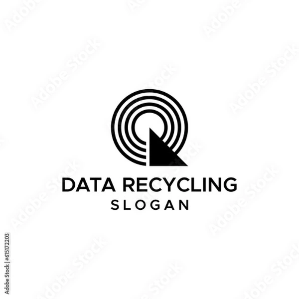 Fototapeta RECYCLED DATA