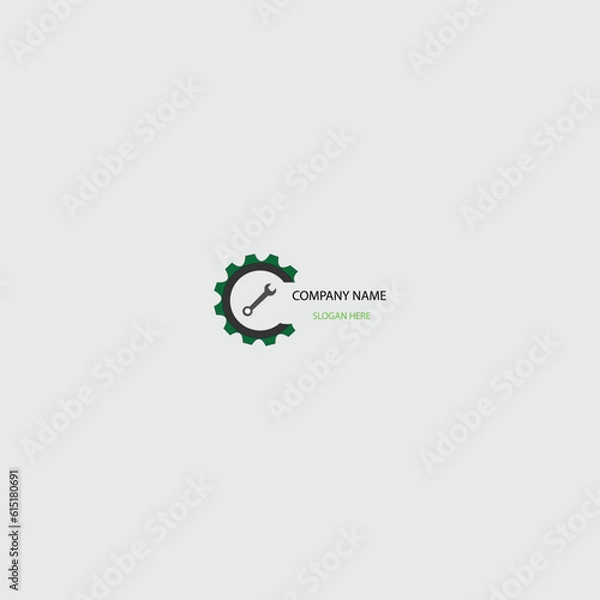 Fototapeta icon logo industrial symbol stock vector