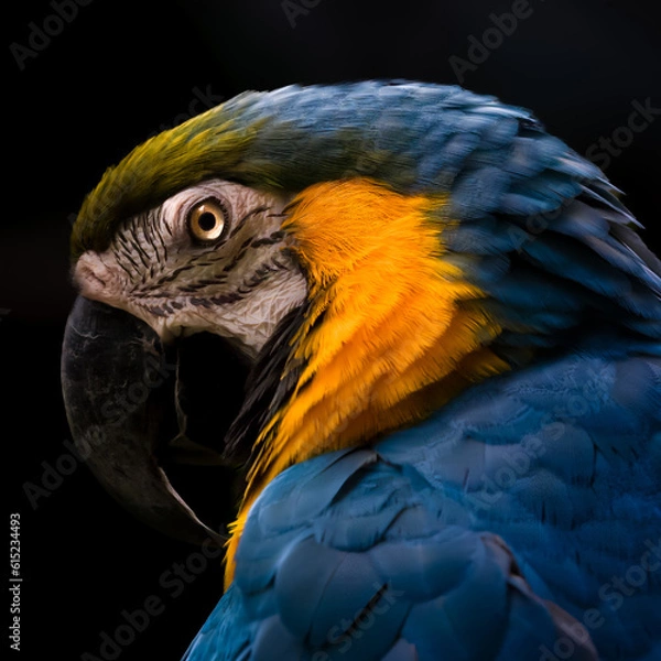 Obraz Blue-and-Yellow Macaw