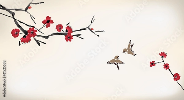 Fototapeta Blossom malowanie