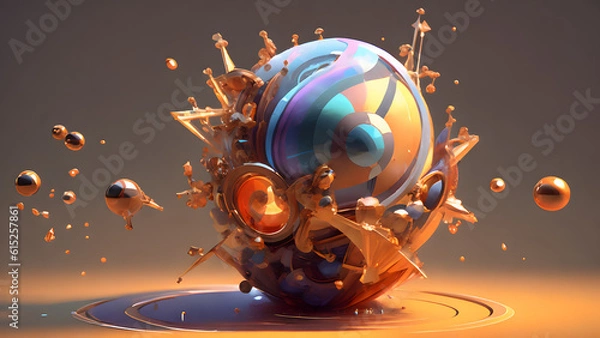 Fototapeta 3d abstract 01