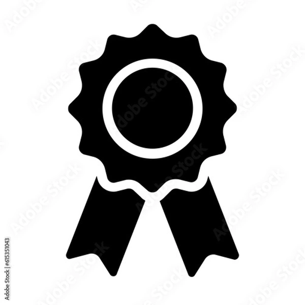 Obraz ribbon badge icon