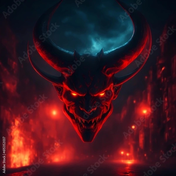 Obraz devil in the night