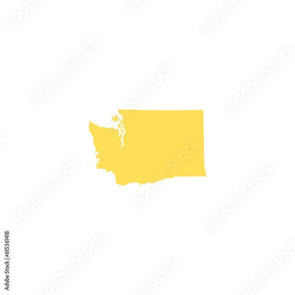 Obraz Washinghton Map