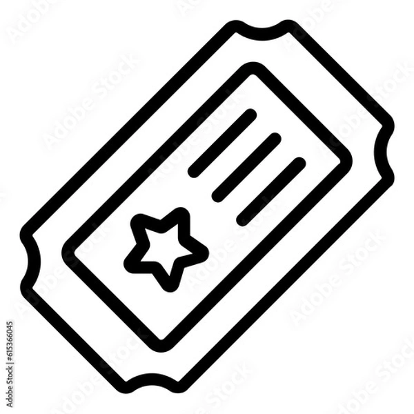 Obraz ticket icon