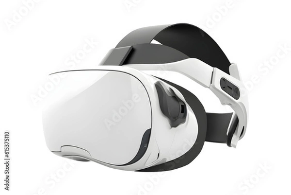 Fototapeta VR headset virtual reality goggles. generated AI
