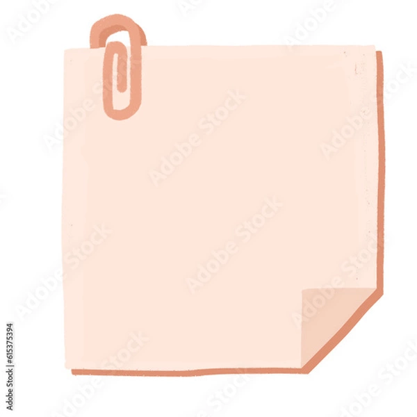 Obraz orange note pad