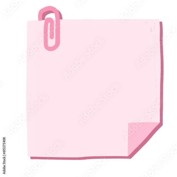 Obraz pink note pad