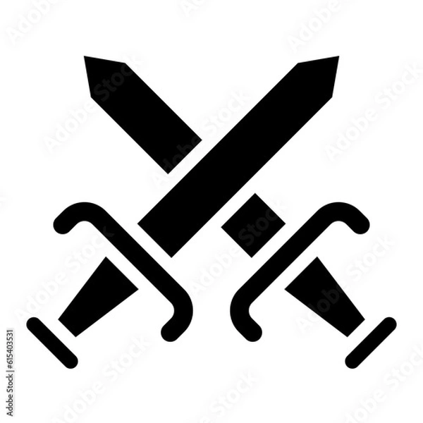 Fototapeta sword glyph 