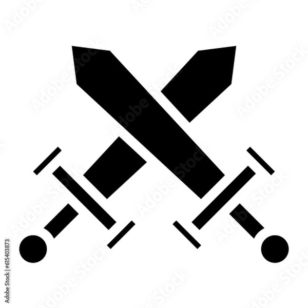 Fototapeta sword glyph 