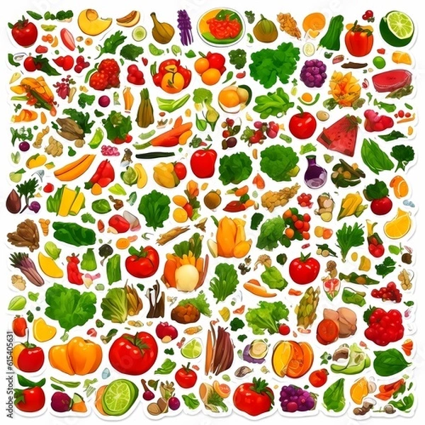 Obraz  background with fruits