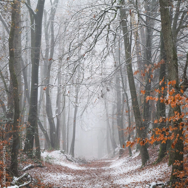 Obraz Schnee im Wald