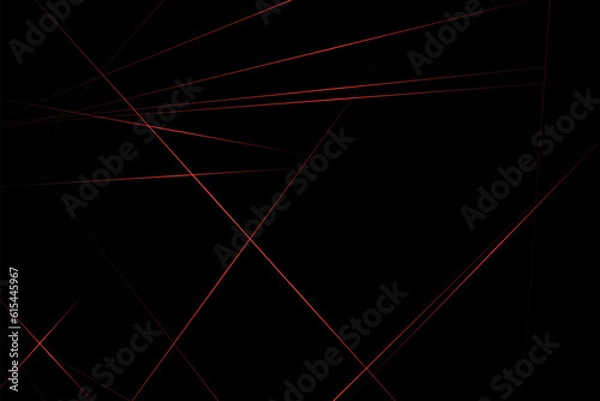 Fototapeta Abstract black with red lines, triangles background modern design. Vector illustration EPS 10.