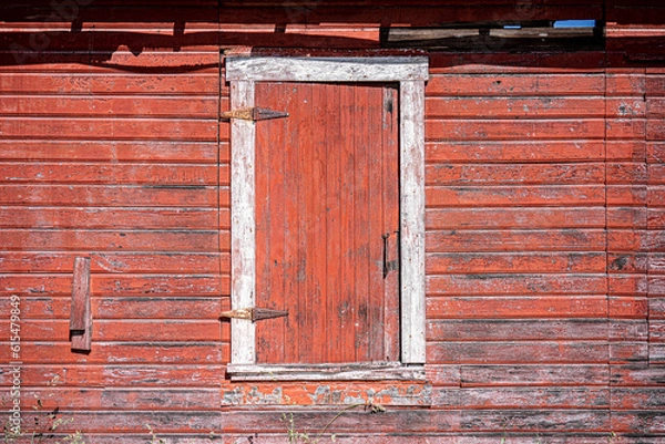 Obraz red barn wall