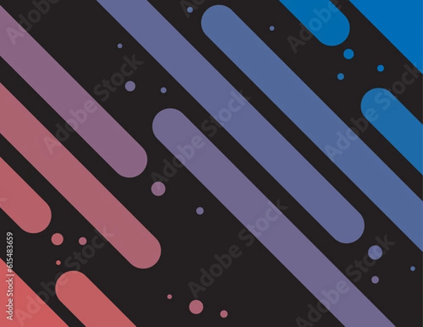 Fototapeta Modern background design template. pink and blue decoration. vector illustration.