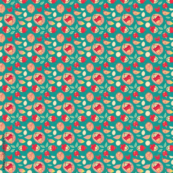 Fototapeta Summer seamless pattern