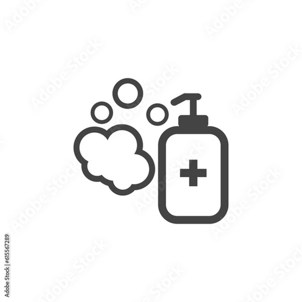 Fototapeta medical bottle hand soap