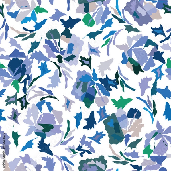 Obraz Simple floral seamless pattern