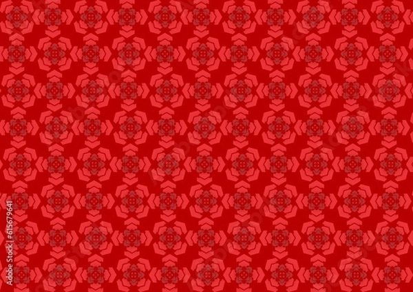 Fototapeta red flower pattern background