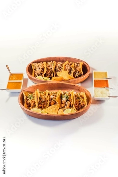 Obraz tacos mexicanos mix