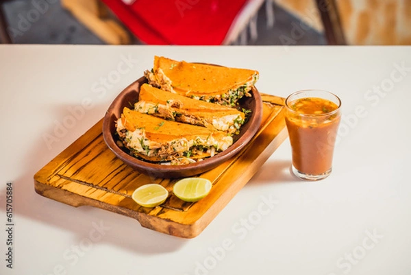 Obraz tacos mexicanos con queso