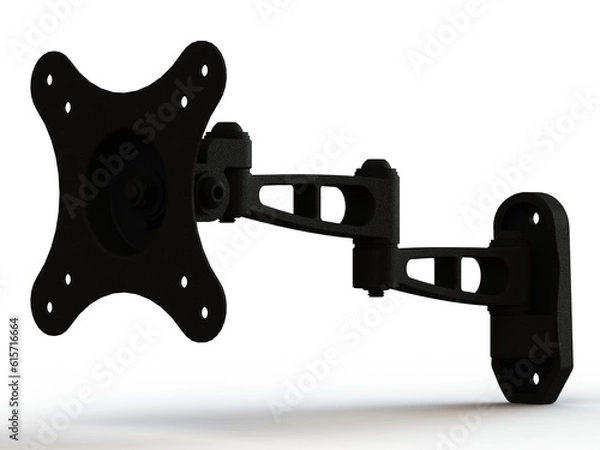 Fototapeta Adjustable Swivel Monitor Mounts 3D model