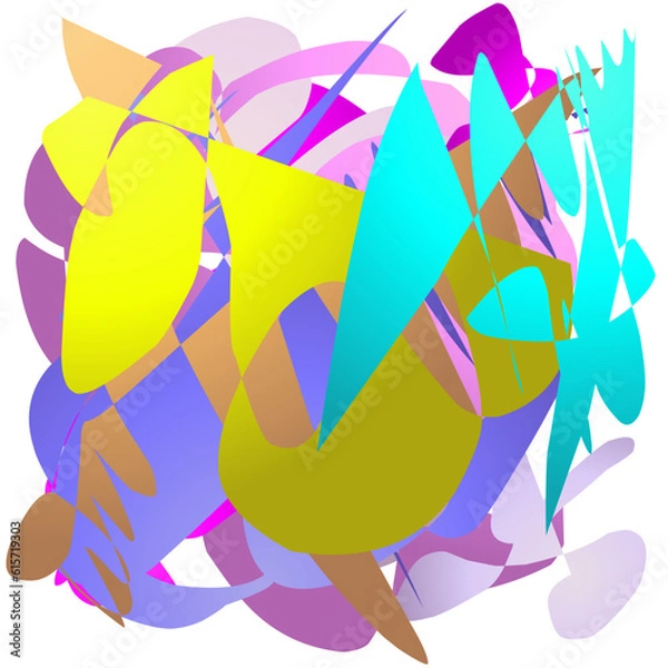 Obraz colorful liquid wavy abstract background