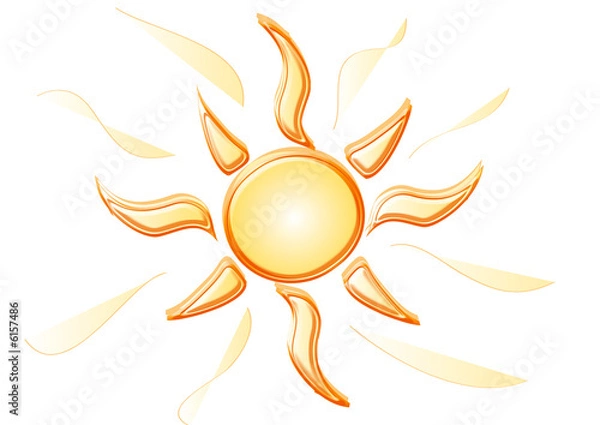 Fototapeta sole caldissimo