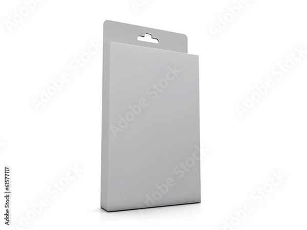 Fototapeta blank boxes isolated on white background